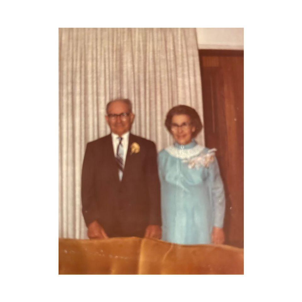 Linda Trotta's great-grandparents, Nicola and Luisa Trotta in 1969 on their 50th wedding anniversary.