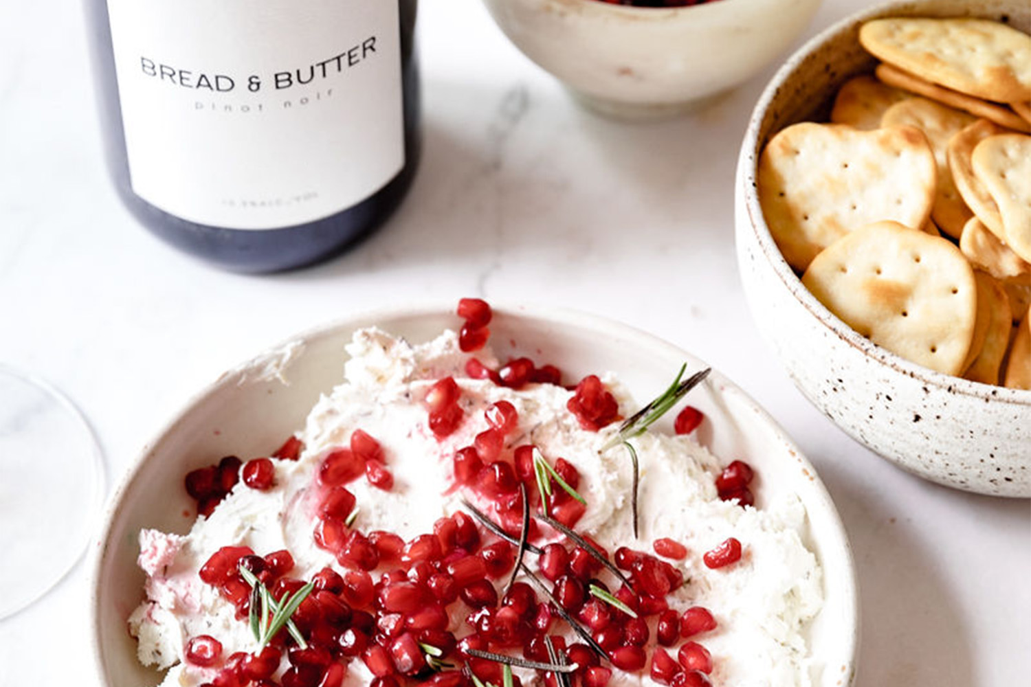 Goat Cheese and Pomegranate Dip hero image